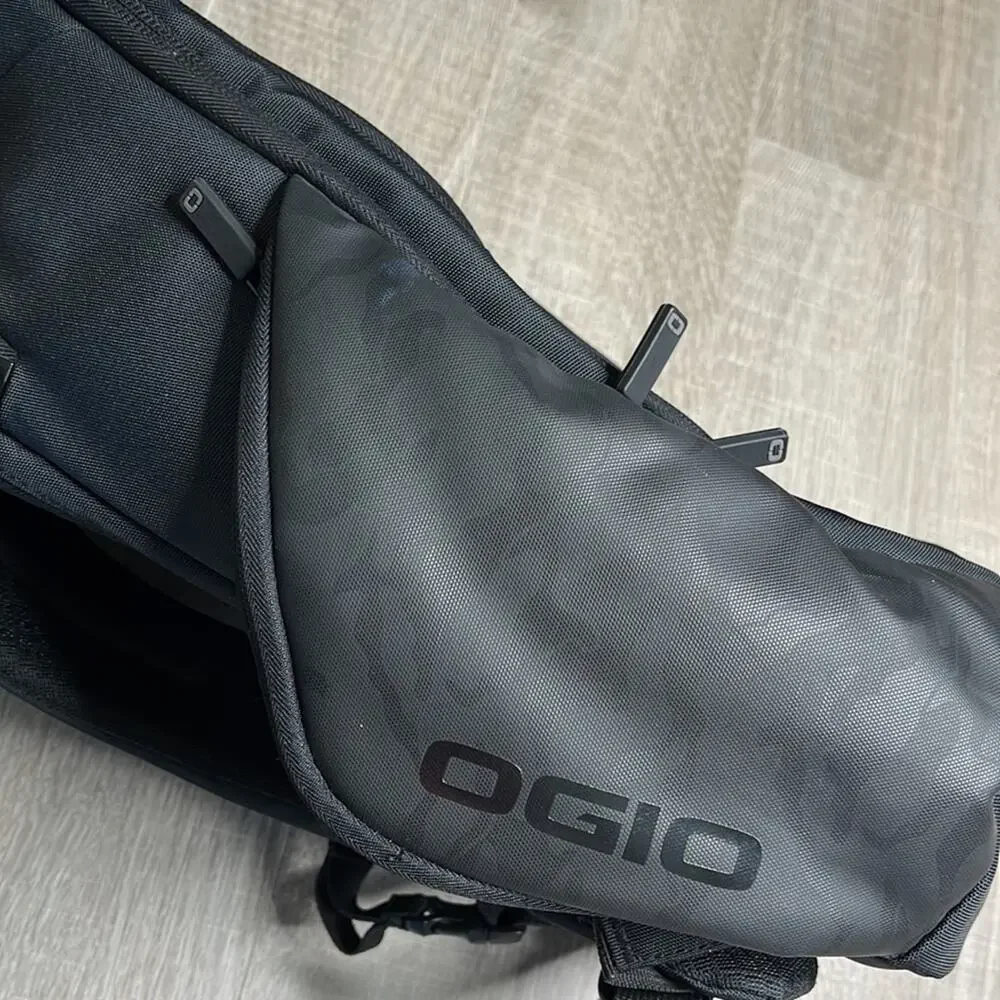 OGIO Black Multi Pocket Passed Straps Backpack